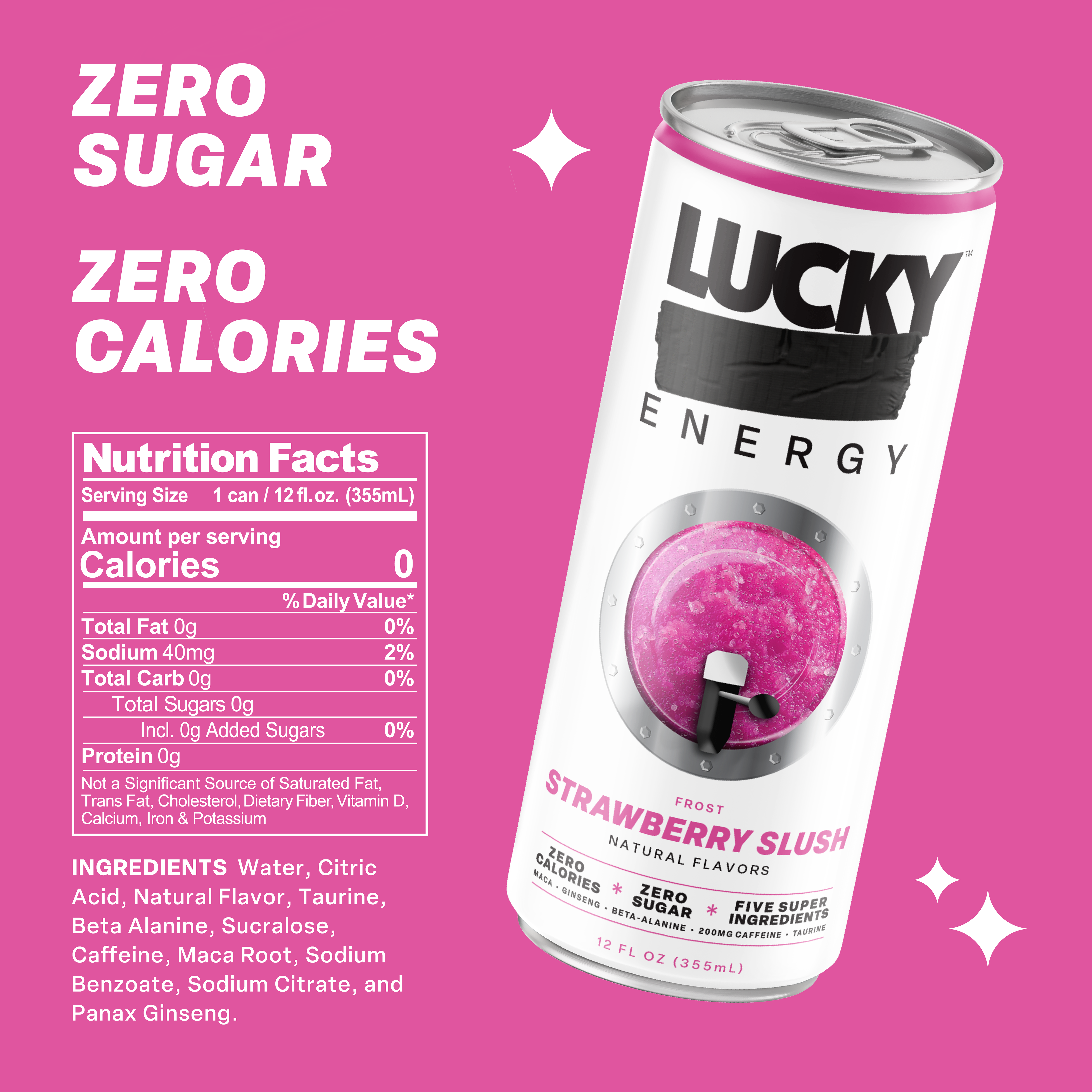 STRAWBERRY SLUSH (12-PACK / 12OZ CAN)
