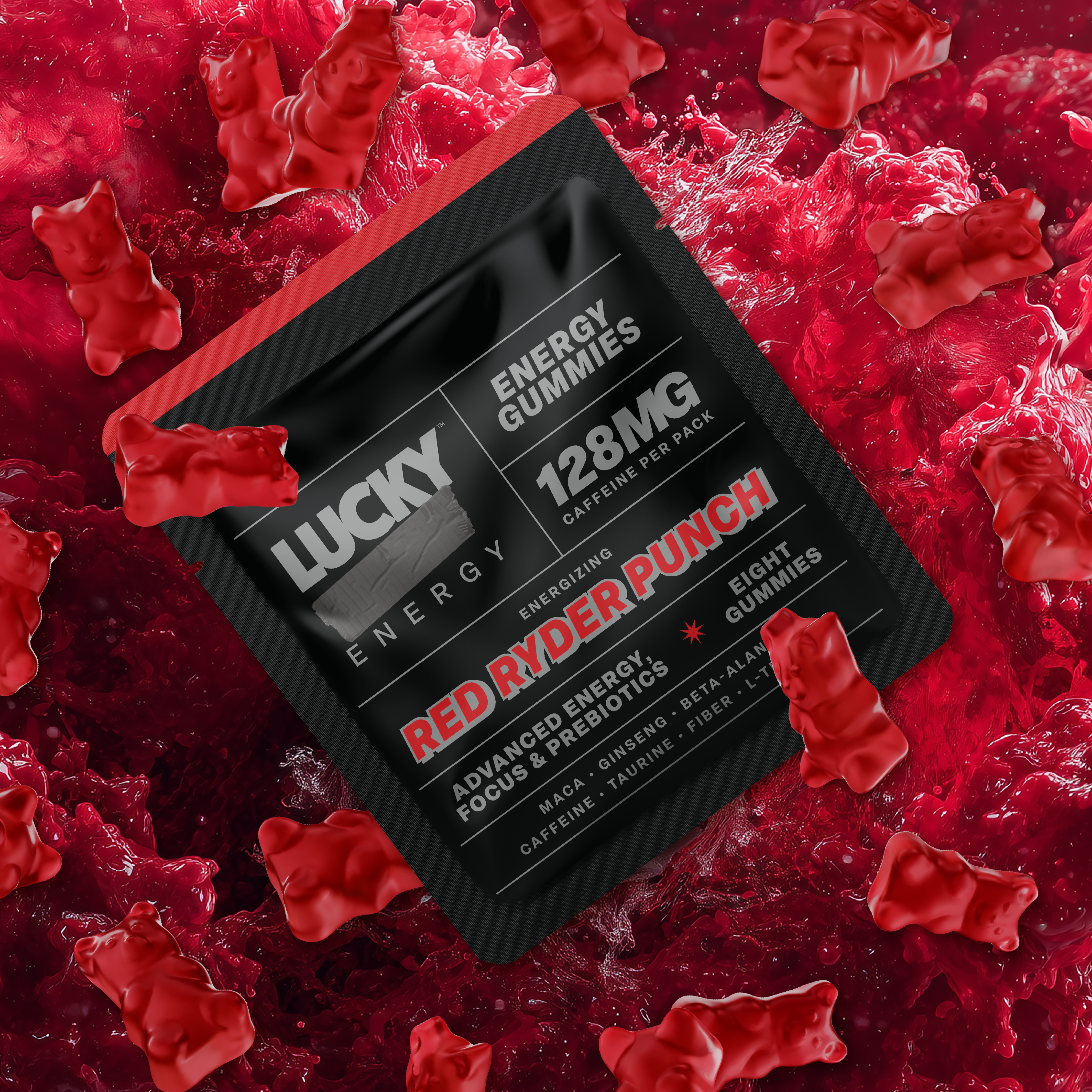 Daily Energy Gummies (Red Ryder Punch) - 30 pack