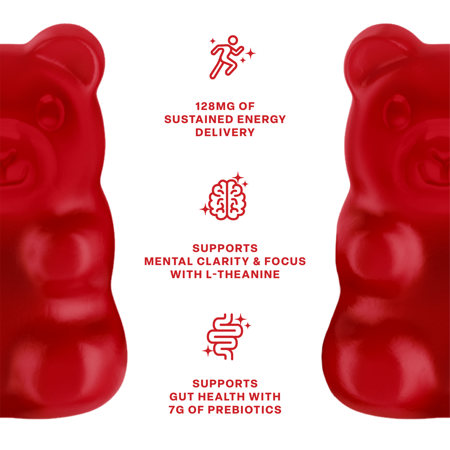 Daily Energy Gummies (Red Ryder Punch) - 10 Pack