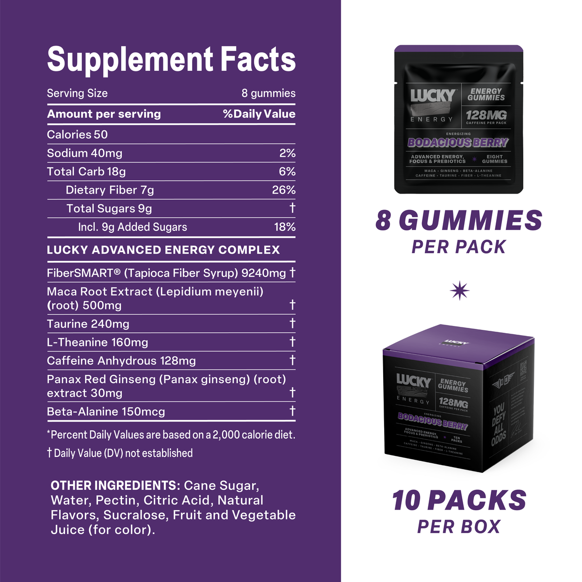 Daily Energy Gummies (Bodacious Berry)